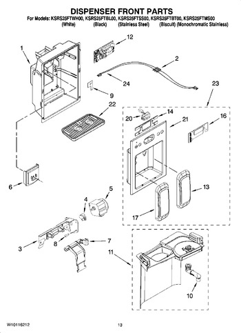 Diagram for KSRS25FTBL00