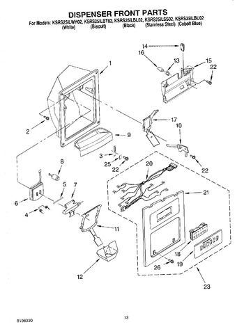 Diagram for KSRS25ILWH02