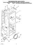 Diagram for 02 - Refrigerator Liner Parts