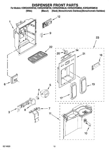 Diagram for KSRS25RSMK00