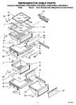 Diagram for 03 - Refrigerator Shelf Parts