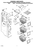 Diagram for 04 - Freezer Liner Parts