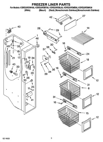 Diagram for KSRS25RSMS00