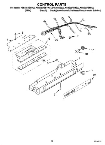 Diagram for KSRS25RSMK00