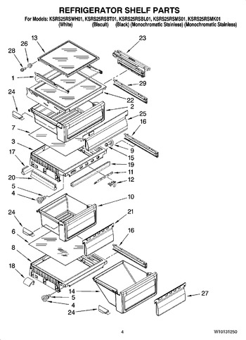 Diagram for KSRS25RSWH01