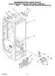 Diagram for 02 - Refrigerator Liner Parts