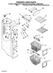 Diagram for 04 - Freezer Liner Parts