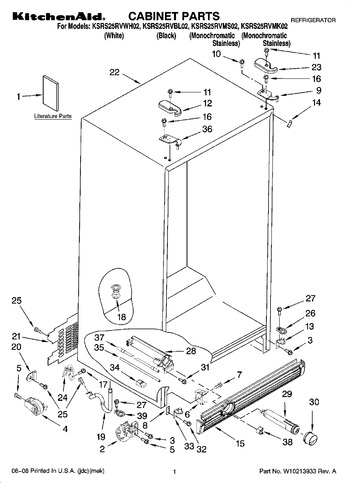 Diagram for KSRS25RVWH02