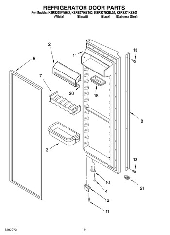 Diagram for KSRS27IKWH02