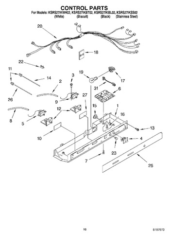 Diagram for KSRS27IKWH02