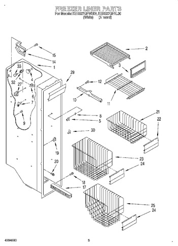 Diagram for KSRS27QFWH00