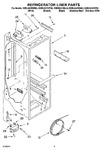 Diagram for 02 - Refrigerator Liner Parts