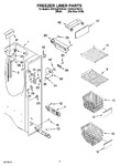 Diagram for 04 - Freezer Liner Parts