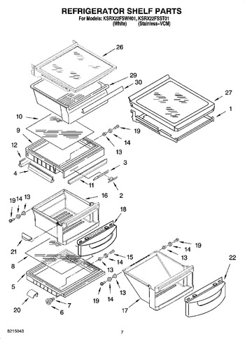 Diagram for KSRX22FSWH01