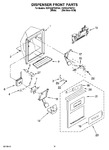 Diagram for 09 - Dispenser Front Parts