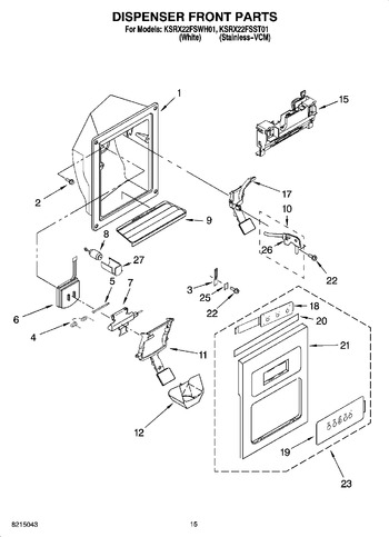 Diagram for KSRX22FSWH01