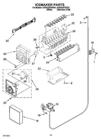 Diagram for KSRX22FSWH01