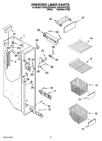 Diagram for KSRX22FSWH03