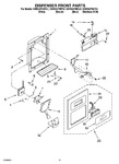 Diagram for 08 - Dispenser Front Parts