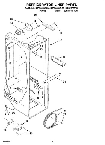 Diagram for KSRX25FSBL00