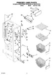 Diagram for 04 - Freezer Liner Parts