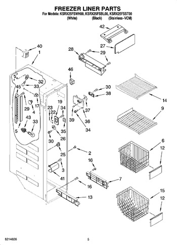 Diagram for KSRX25FSBL00