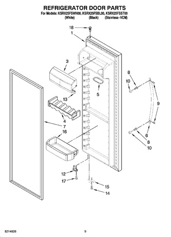 Diagram for KSRX25FSBL00