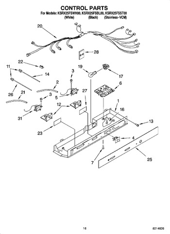 Diagram for KSRX25FSWH00