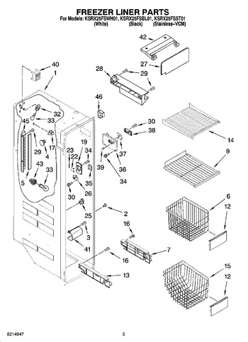 Diagram for KSRX25FSWH01