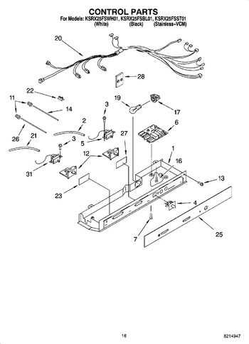 Diagram for KSRX25FSWH01