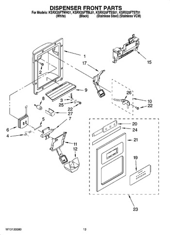 Diagram for KSRX25FTBL01