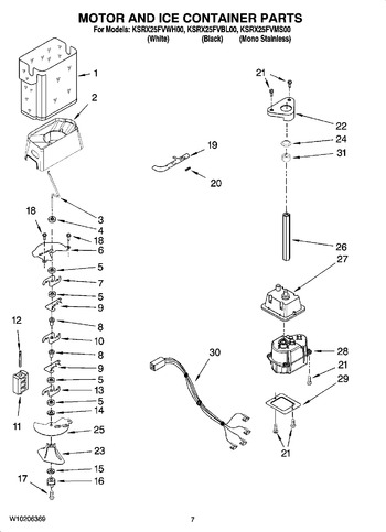 Diagram for KSRX25FVWH00