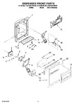 Diagram for 08 - Dispenser Front Parts