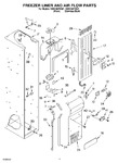 Diagram for 08 - Freezer Liner And Air Flow