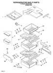 Diagram for 07 - Refrigerator Shelf Parts