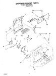 Diagram for 12 - Dispenser And Front Parts