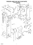 Diagram for 08 - Freezer Liner And Air Flow Parts