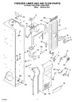 Diagram for 08 - Freezer Liner And Air Flow