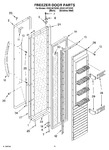 Diagram for 10 - Freezer Door Parts