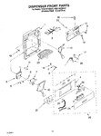 Diagram for 12 - Dispenser And Front Parts