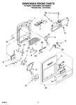 Diagram for 12 - Dispenser And Front Parts