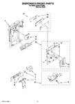 Diagram for 12 - Dispenser And Front Parts