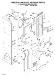 Diagram for 08 - Freezer Liner And Air Flow