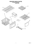 Diagram for 03 - Freezer Shelf Parts