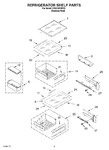 Diagram for 07 - Refrigerator Shelf Parts