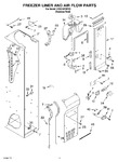 Diagram for 08 - Freezer Liner And Air Flow Parts