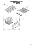 Diagram for 03 - Freezer Shelf Parts