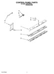 Diagram for 05 - Control Panel Parts