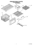 Diagram for 03 - Freezer Shelf Parts