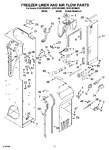 Diagram for 08 - Freezer Liner And Air Flow Parts